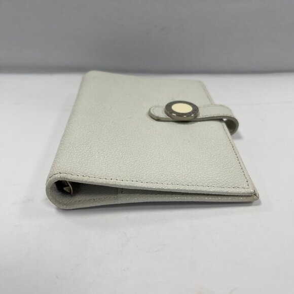 BVLGARI White Leather Notebook Cover - Preowned - Picture 6 of 14